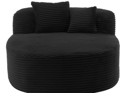 Modern Chaise Lounge Sofa Boneless Couch With Supportive Pillows