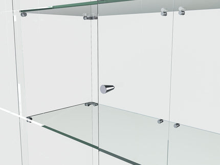Premium 5 Tier Glass Display Case With 5 Dynamic LED Modes