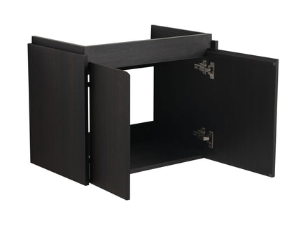 Modern Bathroom Vanity With Ceramic Basin, Wall Mounted Floating Sink Combo, Storage Cabinet