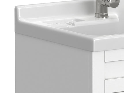 Hennessy - Deluxe Laundry Utility Sink And Cabinet
