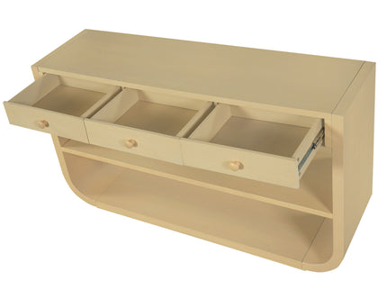 Console Table With 3 Soft Close Drawers & 2 Open Shelves