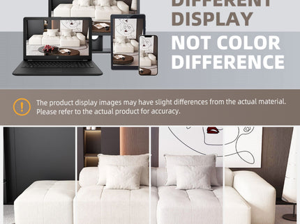 Modern Oversized Diy Combination Modular Sectional Sofa With Pillows