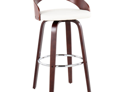 Grotto - Mid Century Elegant Design Modern Barstool With Swivel (Set of 2)