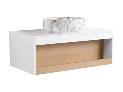 Floating Bathroom Vanity With Vessel Sink