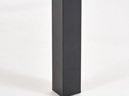 Rectangular Outdoor Dining Table Tabletop With Iron Legs - Black
