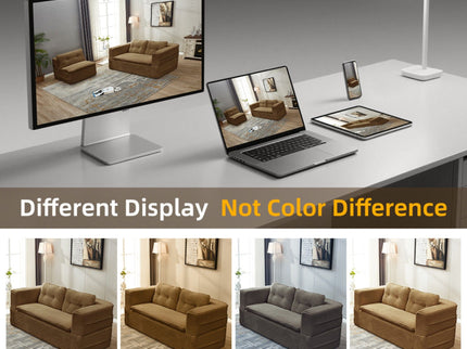 Multi Functional Sectional Sofa Bed With Independent Chaise Lounge And Functional Blanket
