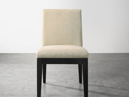 Roundhill Furniture - Rocco Contemporary Solid Wood Dining Chairs (Set of 2) - Beige