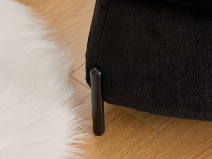 Upholstered Storage Ottoman Set With Reversible Lid