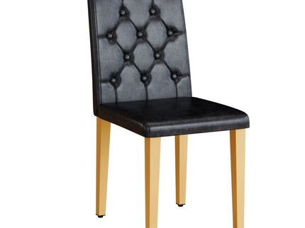 Dining Chairs With Ergonomic Buckle Backrest Comfort