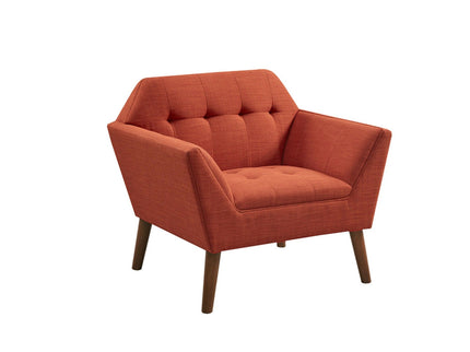 Modern Lounge Chair With Button Tufting