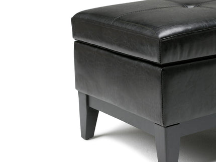 Oregon - Contemporary Storage Ottoman Bench With Tray