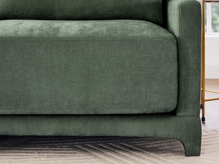 Elegant Sofa With Ergonomic Design And Lumbar Pillows