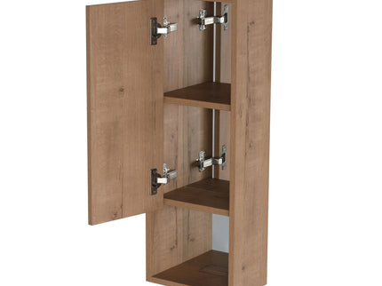 10" Wall Mounted Storage Cabinet, Bathroom Cabinet With Soft Close Door - Imitative Oak