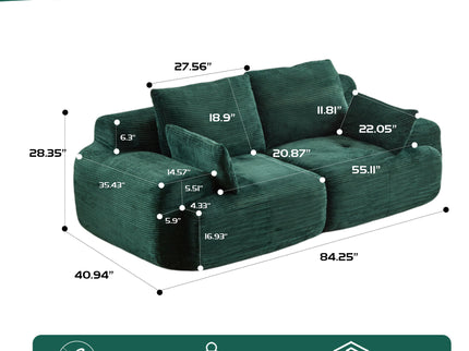 2 Seater Large Sectional Couches For Living Room