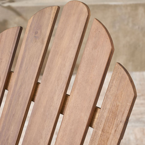 Echoes - Outdoor Acacia Wood Adirondack Rocking Chair