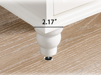 Floor Cabinet With Adjustable Shelf, Storage For Entryway