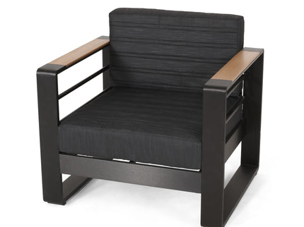 Giovanna - Club Chair Set With Aluminum Frame