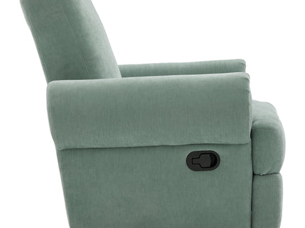 Manual Swivel Recliner Rocker Chair With Adjustable Backrest