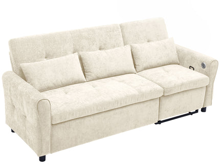 3 Seater Sofa Bed And Reversible Recliner