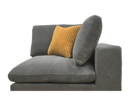 Custom Configuration Modular Sectional & Toss Pillows