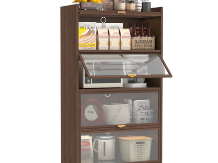 Flip Doors Cabinet, With Ample Storage Space
