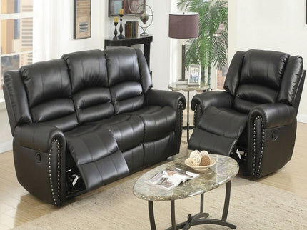 Modern Living Room Set With Nailhead Trim