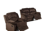 Dark Brown / 2 Pc. Loveseat, Chair
