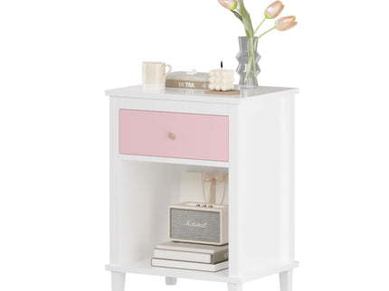Nightstand With 1 Drawer 1 Shelf