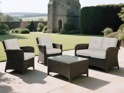 High Back Patio Chair Cushions For Garden (Set of 2)