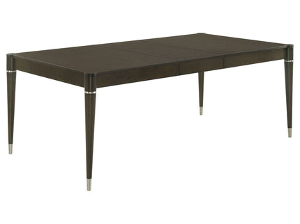 Blakely - 7 Piece Rectangular Dining Set With Extendable Table Upholstered Chairs - Ash Brown