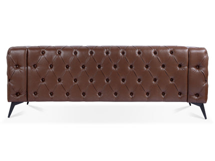 Square Arm Removable Cushion 3 Seater Sofa