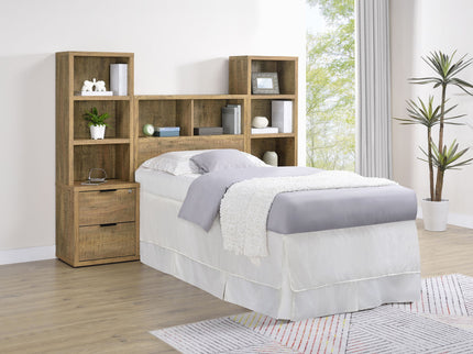 Geary - 3 Piece Bedroom Set With Bookcase Headboard