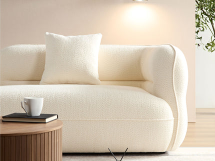 Sectional Sofa With Durable Fabric, Solid Wood Frame, And High Density Sponge Fill