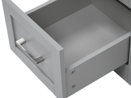 Double Sink Bathroom Vanity With Quartz Countertop