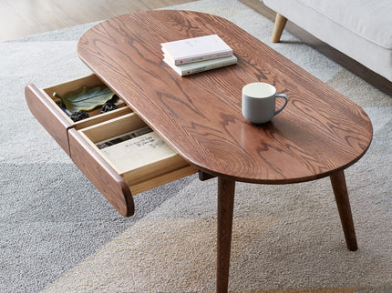 Capsule Centre Low Table With Drawers Coffee Table