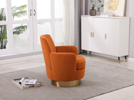 Teddy Swivel Barrel Chair, Swivel Accent Chairs Armchair For Living Room