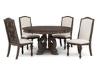 Dark Brown / 5 Pc. Table, 4 Chairs