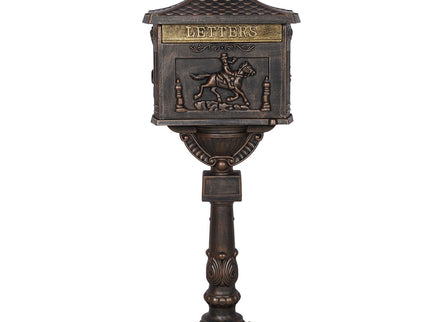 Cast Aluminum Mail Box, Postal Box, Mailbox