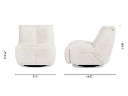 Rearden - Swivel Glider Manual Recliner Gaming Lounge Chair
