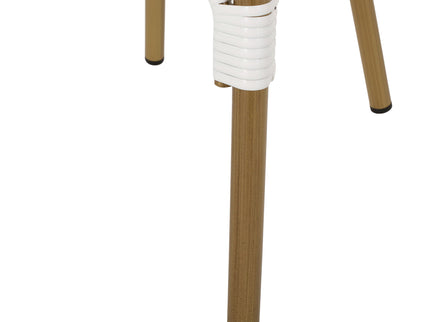 Outdoor Rattan And Aluminum French Bistro Chair Set