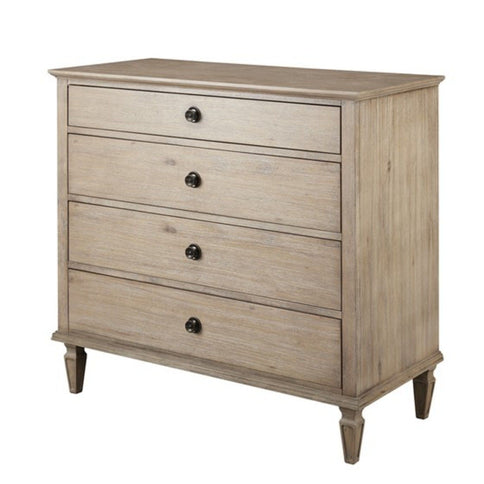 French Inspired Small Dresser - Wire Brushed Light Natural