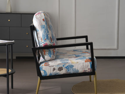 Modern Armchair With Solid Wood Frame