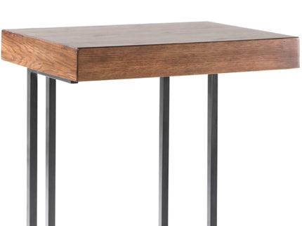 Wynn - Pull Up Table With Storage Compartment - Pecan