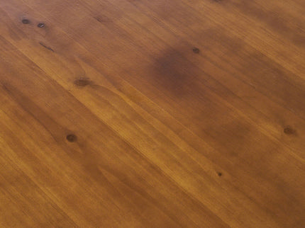 Modern Industrial Faux Live Edge Dining Table With Hairpin Legs - Natural