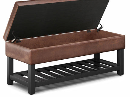 Cosmopolitan - Storage Ottoman Bench With Open Bottom