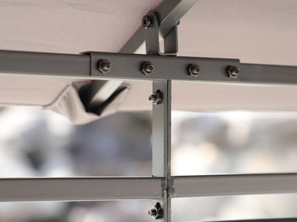 13 0 Ft Outdoor Patio Gazebo Canopy Tent With Ventilated Double Roof And Side Wall (Detachable Curtain Included On All Sides) Suitable For Lawn Garden Backyard And Deck - Gray