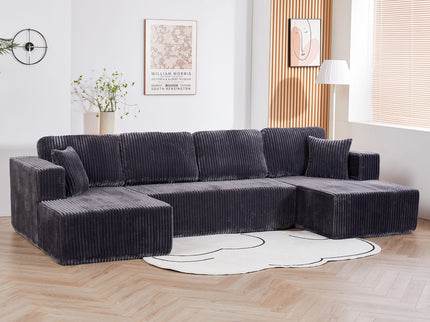 U-Shape Modular Sectional Sofa For Living Room