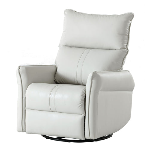 360° Modern Small Rocking Swivel Recliner Chair With Side Pocket