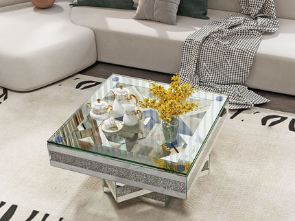 Coffee Table - Silver - Mirror