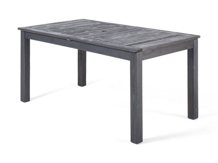 Outdoor Expandable Dining Table With Square Legs